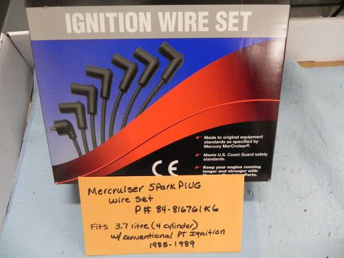 Mercruiser spark plug wire set p# 84-816761k6 factory oem wire set!!!