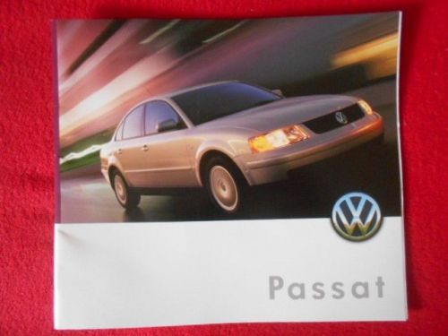 1999 volkswagen passat original deluxe dealer sales brochure