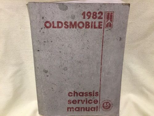 1982 oldsmobile factory chassis service manual