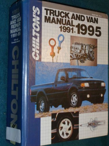 1991-1995 chevy jeep ford dodge gmc toyota nissan truck &amp; van shop manual book