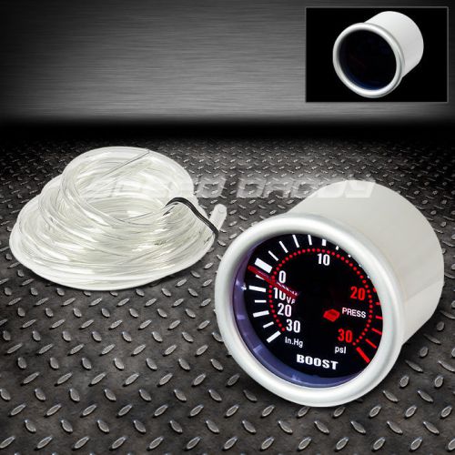 Universal 2&#034; smoke-tinted full sweep led turbo-charge boost gauge/gauges meter