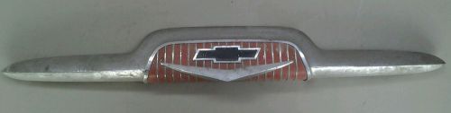 1956 chevy truck v8 hood emblem original gm pickup panel suburban bow tie