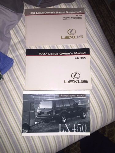 1997 lexus lx450 owners manual