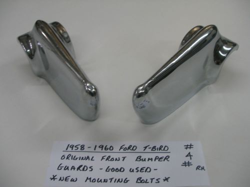 1958-1959-1960 ford t-bird bumper guards ( #4 pair )