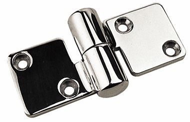 Boat marine take-apart hinge - left hand 2 pack hatch 316 cast stainless steel