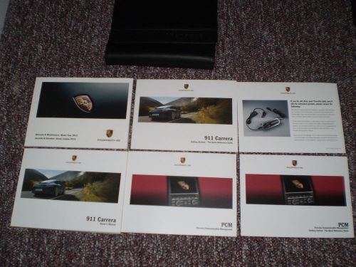 2013 porsche 911 carrera car owners manual books navigation guide case all model