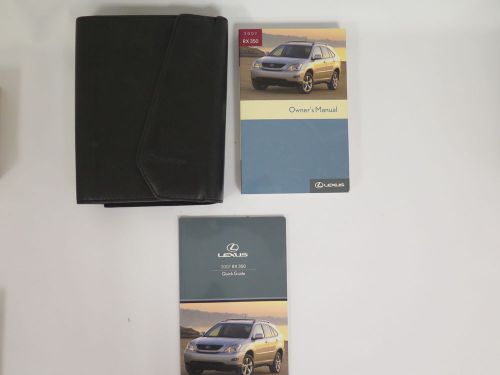 2007 lexus rx 350 owners manual guide book