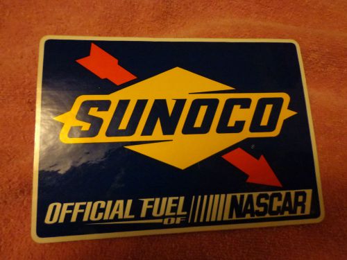 Large sunoco racing sticker decal  6 1/2 &#034; x 4 1/2 &#034; hot rod garage car