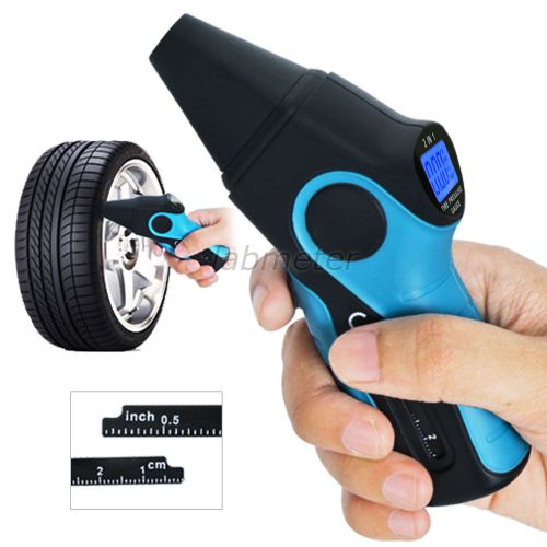 Digital car tyre tire gauge air pressure tire veins depth automotive tester tool