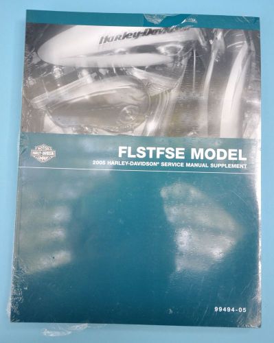 Harley davidson cvo fat boy flstfse service manual supplement, p/n 99494-05