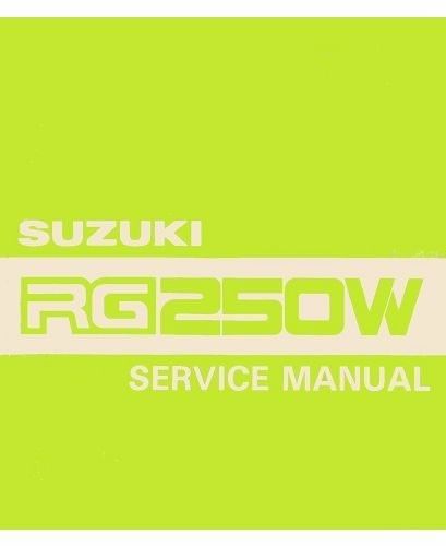 Suzuki rg250 w workshop service manual pdf format