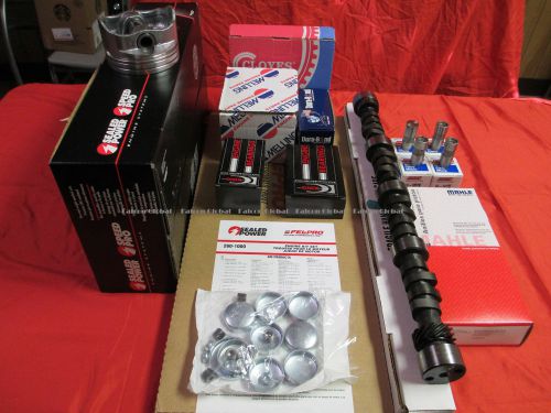 Chevy 350 5.7l master engine kit pistons gaskets cam springs valves bearings tpi