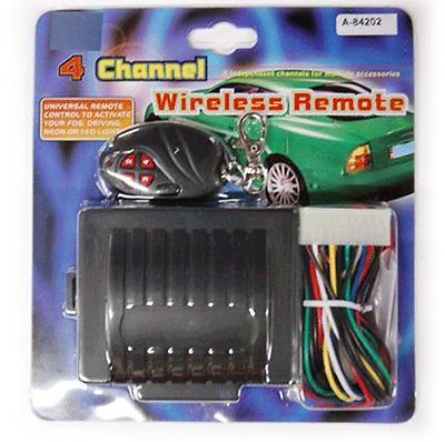 4 channel wireless remote 12v light or strobe