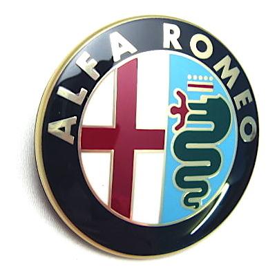 Alfa romeo 164 original rear trunk lid emblem new