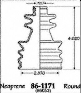 Empi 86-1171d cv boot kit