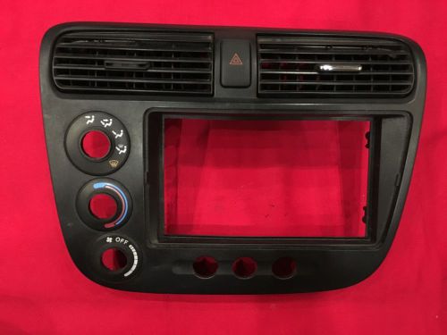 Honda civic radio dash bezel trim vents heater ac climate control 01 02 03 04 05