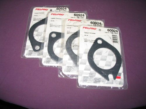 Fel-pro catalyic converter gaskets...set of 4...new...