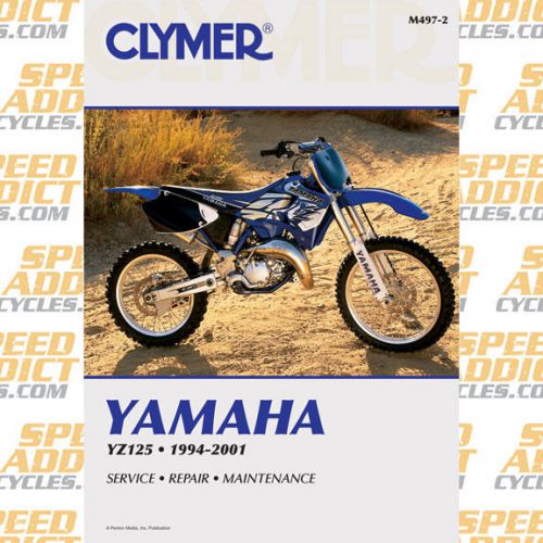 Clymer m497-2 service shop repair manual yamaha yz125 1994-2001