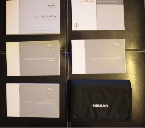 2013 nissan armada owners manual set new free shipping