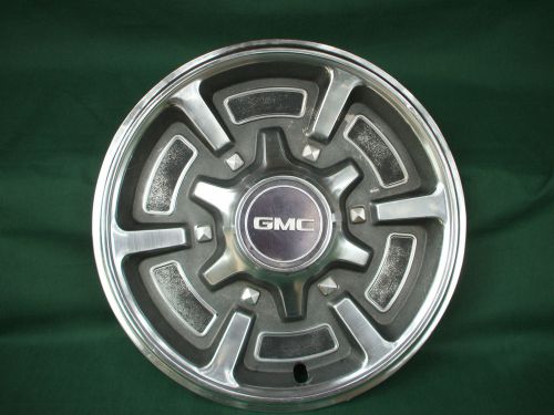 Man cave art  gmc truck  1977 -1988 wheel cover hup cap 15&#034;