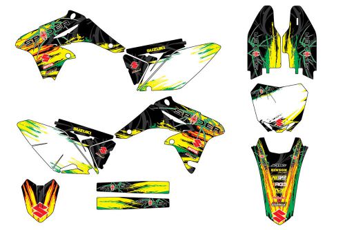 Suzuki rmz250 10-16 graphic kit 2010 to 2016 decal graphic kit pegatina stickers