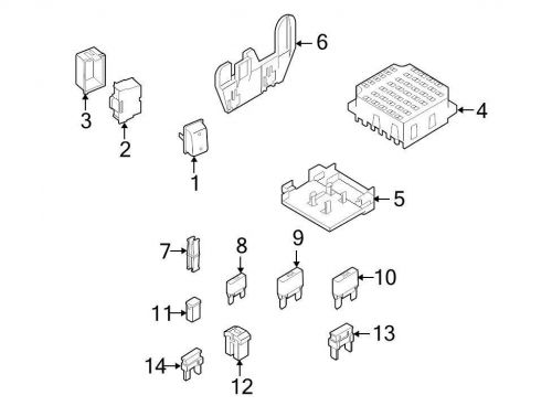 Ford oem circuit breaker d9az14526b image 10