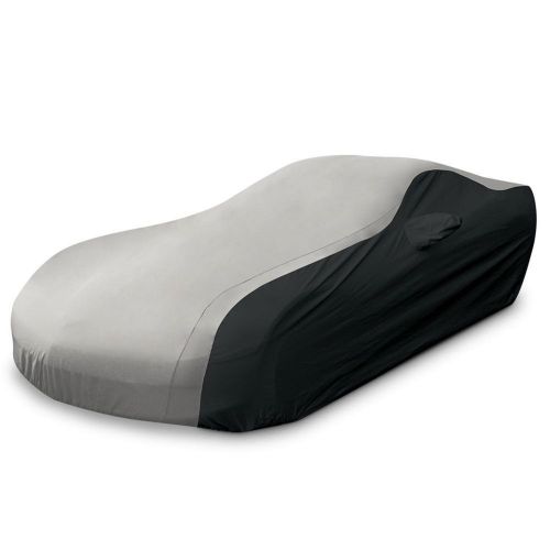 C5 corvette ultraguard car cover - indoor/outdoor protection : silver/black