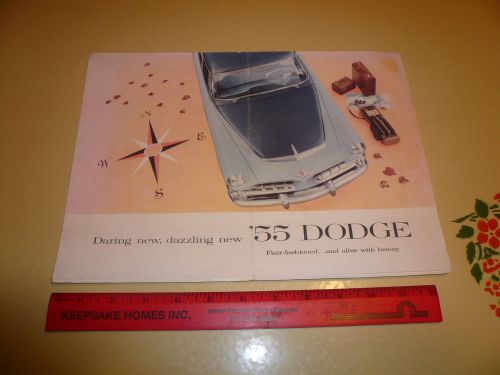 1955 dodge sales brochure vintage