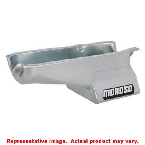 Moroso 20205 moroso oil pan clear zinc fits:chevrolet 1986 - 1995 267 sm block