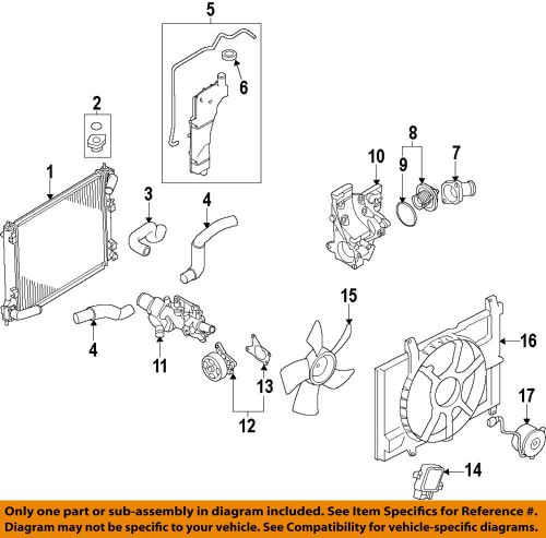 Nissan oem 11-14 juke radiator-upper hose 215011kc0a