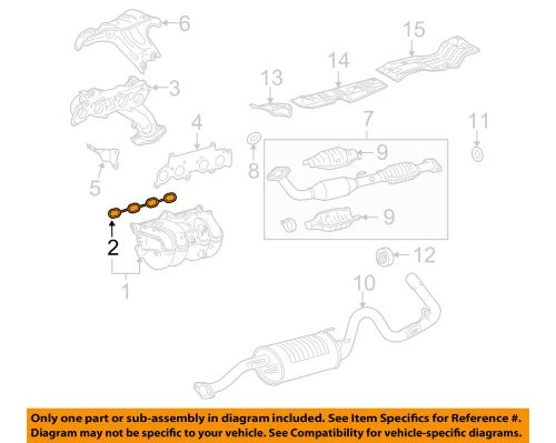 Toyota oem 05-15 tacoma-engine intake manifold gasket 1717775040