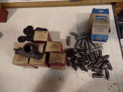 Ford rocker arms, studs, sold as lot, b6a 6564 a, nos, no reserve