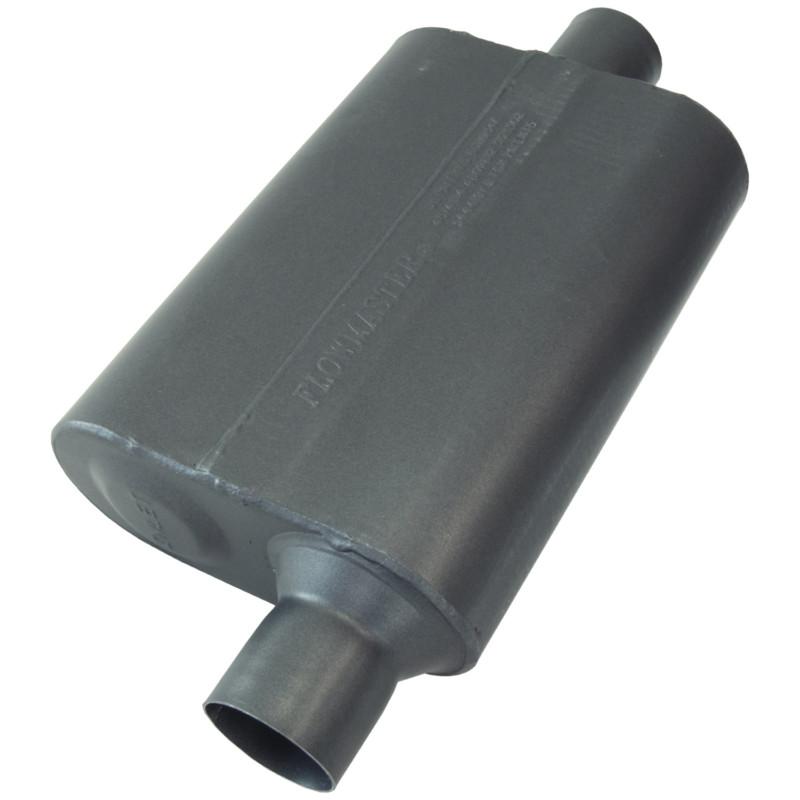 Flowmaster 40 delta muffler 409s - 2.50 offset in / 2.50 center out - aggressive