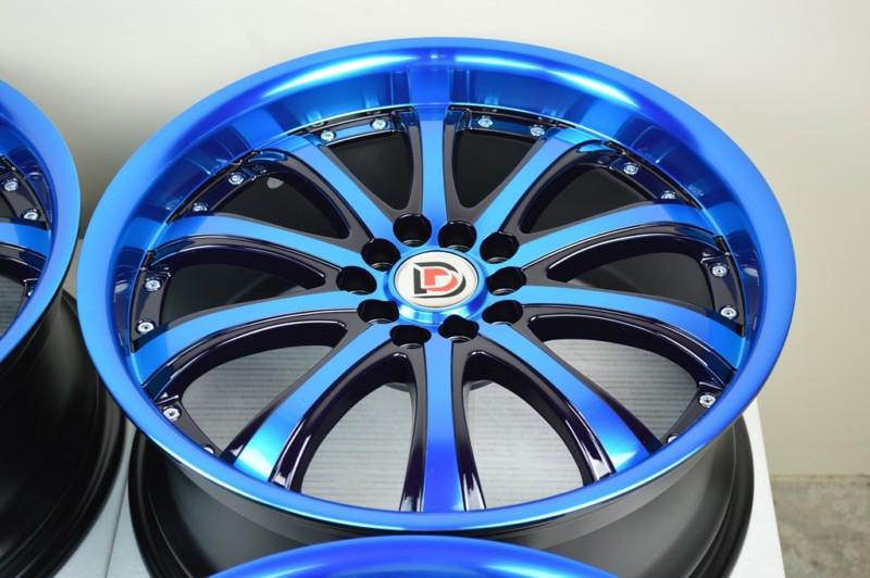 18 blue rim wheel beetle accord maxima eclipse crv mazda lexus tl tsx milan juke