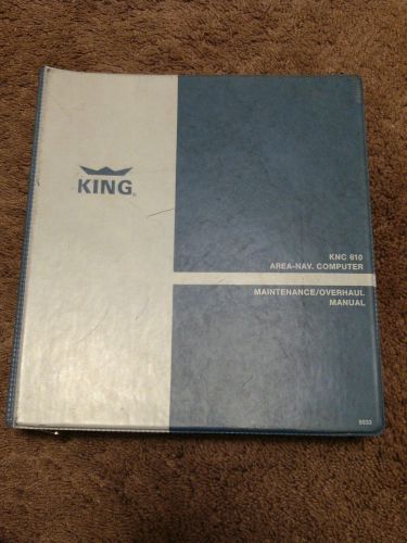 King knc 610 area navigation computer rnav vor dme service shop manual overhaul