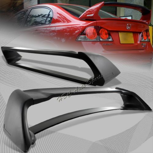 For 2006-2011 honda civic sedan mug rr style abs rear tail trunk spoiler wing