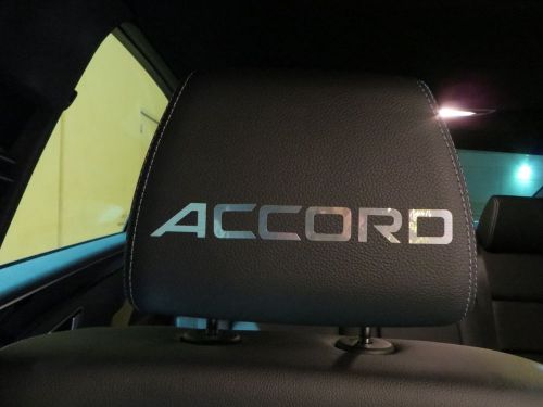 (4pcs) headrest badge sticker decal *accord*