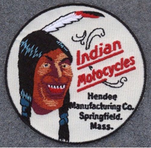 Indian motorcycle 3 inch laughing indian patch. nice new