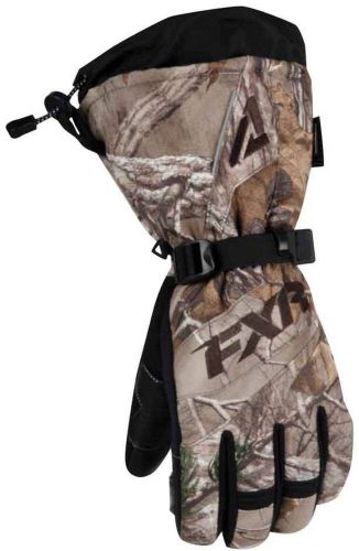 New fxr-snow fuel adult waterproof gloves, realtree/camo, 2xl/xxl