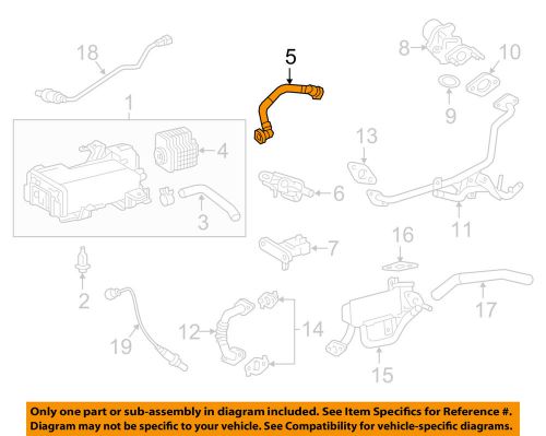 Lexus toyota oem 2015 nx300h 2.5l-l4 emission-canister hose 7701978010