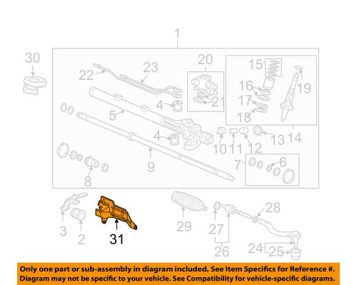 Honda oem steering gear-heat shield 53692sdaa00