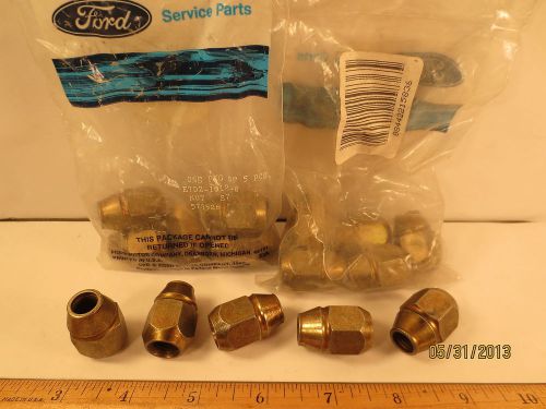 1 pkg of 5 pcs ford 1987/up tempo/topaz &#034;wheel nut&#034; m12 x 1.5-6h free shipping