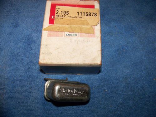 Nos delco remy anti theft relay 1115878  1968 69 70 71 72 73 74 77 corvette