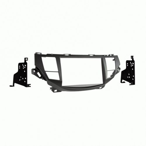 Metra 95-7807 2008-2012 honda accord/crosstour double din dash kit - dark gray