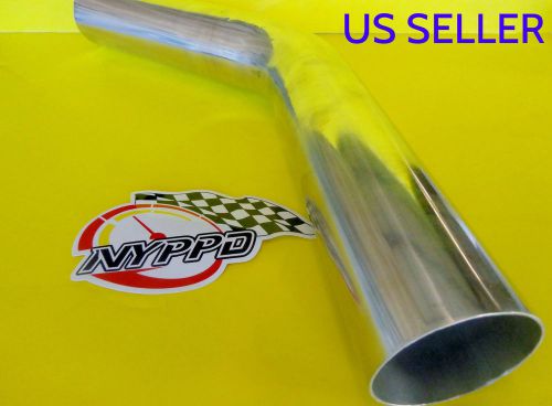 Nyppd universal 3.0&#034; in 76 mm outside diameter 45 degree polished aluminum pipe