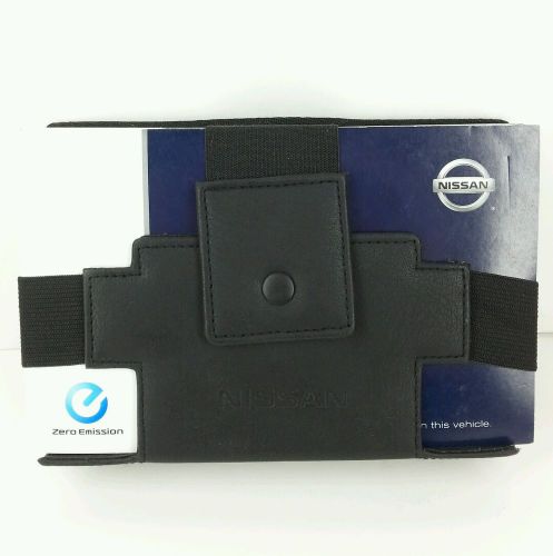 2012 nissan leaf owners pack manual with leather case navigation warranty