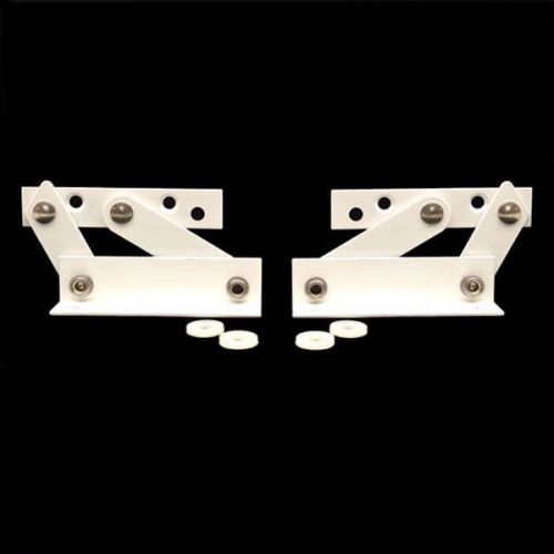 Tecla mf3250 white fold down boat armrest seat bracket hinges set of 2