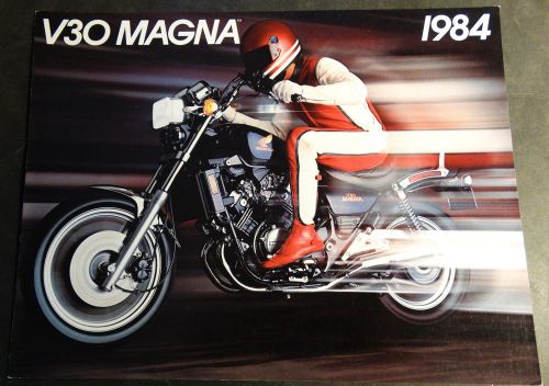 1984 honda motorcycle v30 magna sales brochure 4 pages nice  (517)