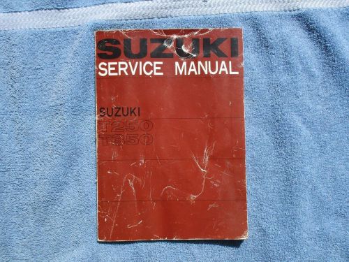 Suzukit250-t350 motorcycle service manual  1969