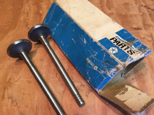 42 to 59 dodge plymouth 6 cylinder nos mopar exhaust valves 2pcs 1947231